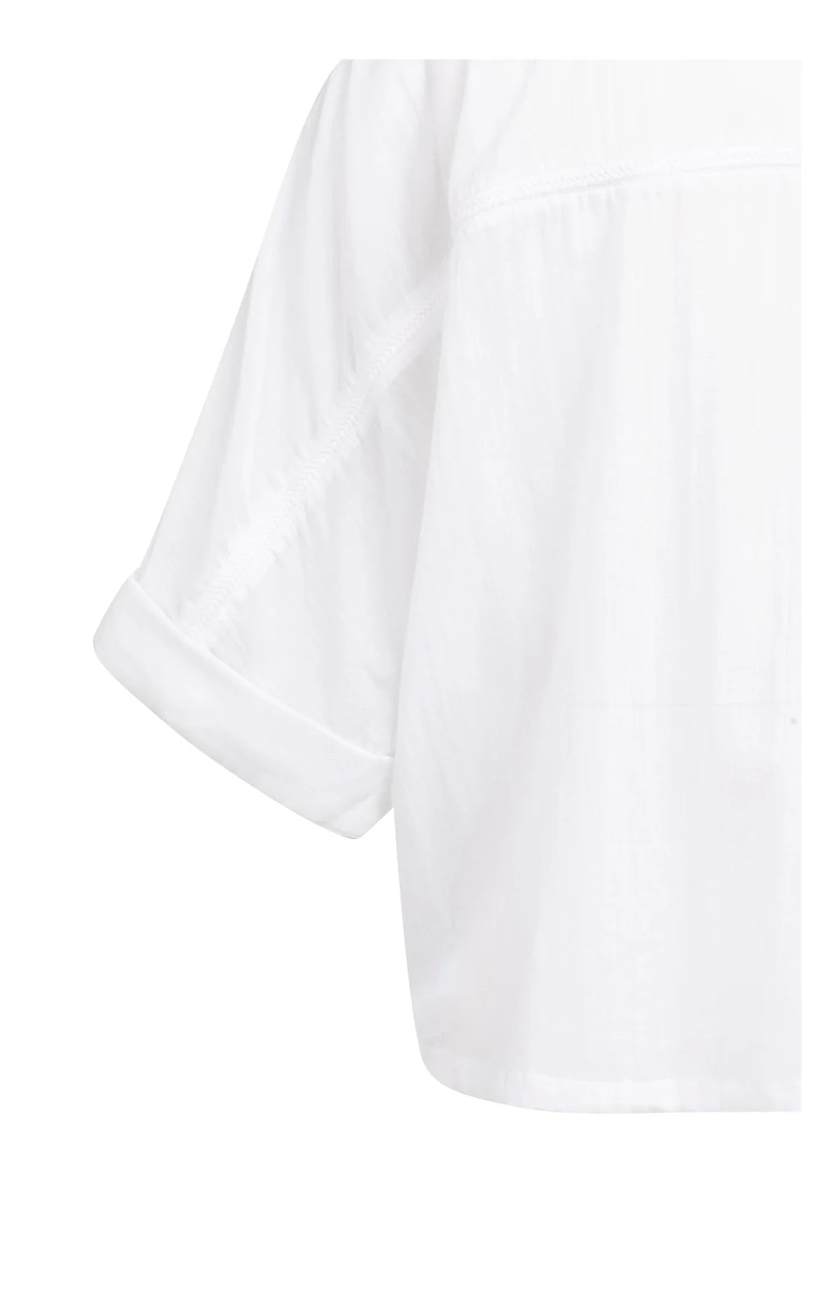 Blouse with wide sleeves and braided details Yaya