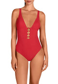 Carmen Red Swimsuit - Dolores Cortés