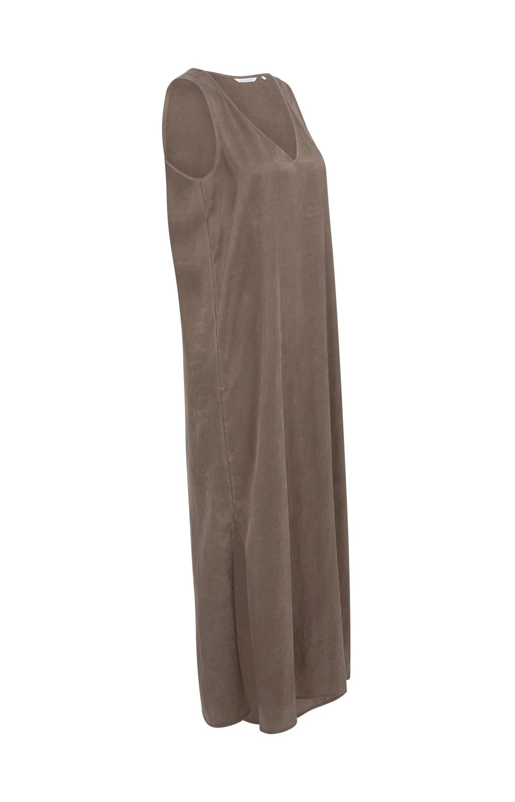 Dress with Crinkle Texture and V-Neck Yaya