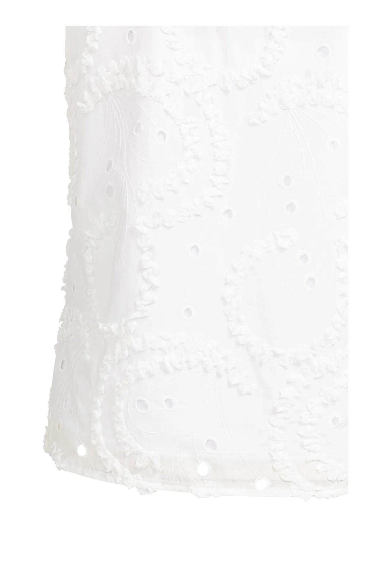 Embroidered Sleeveless Top with Round Neckline Yaya