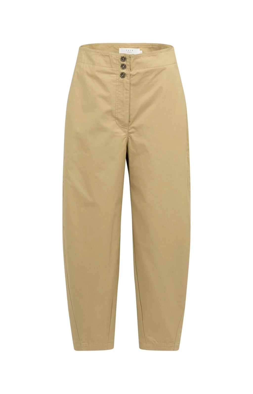 High-waist barrel-leg trousers Yaya