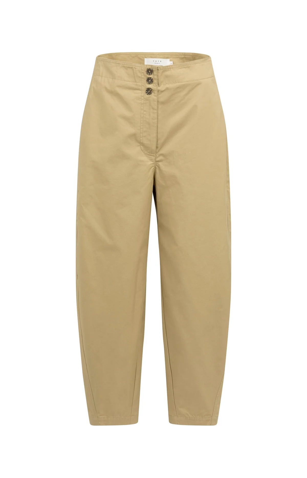 High-waist barrel-leg trousers Yaya