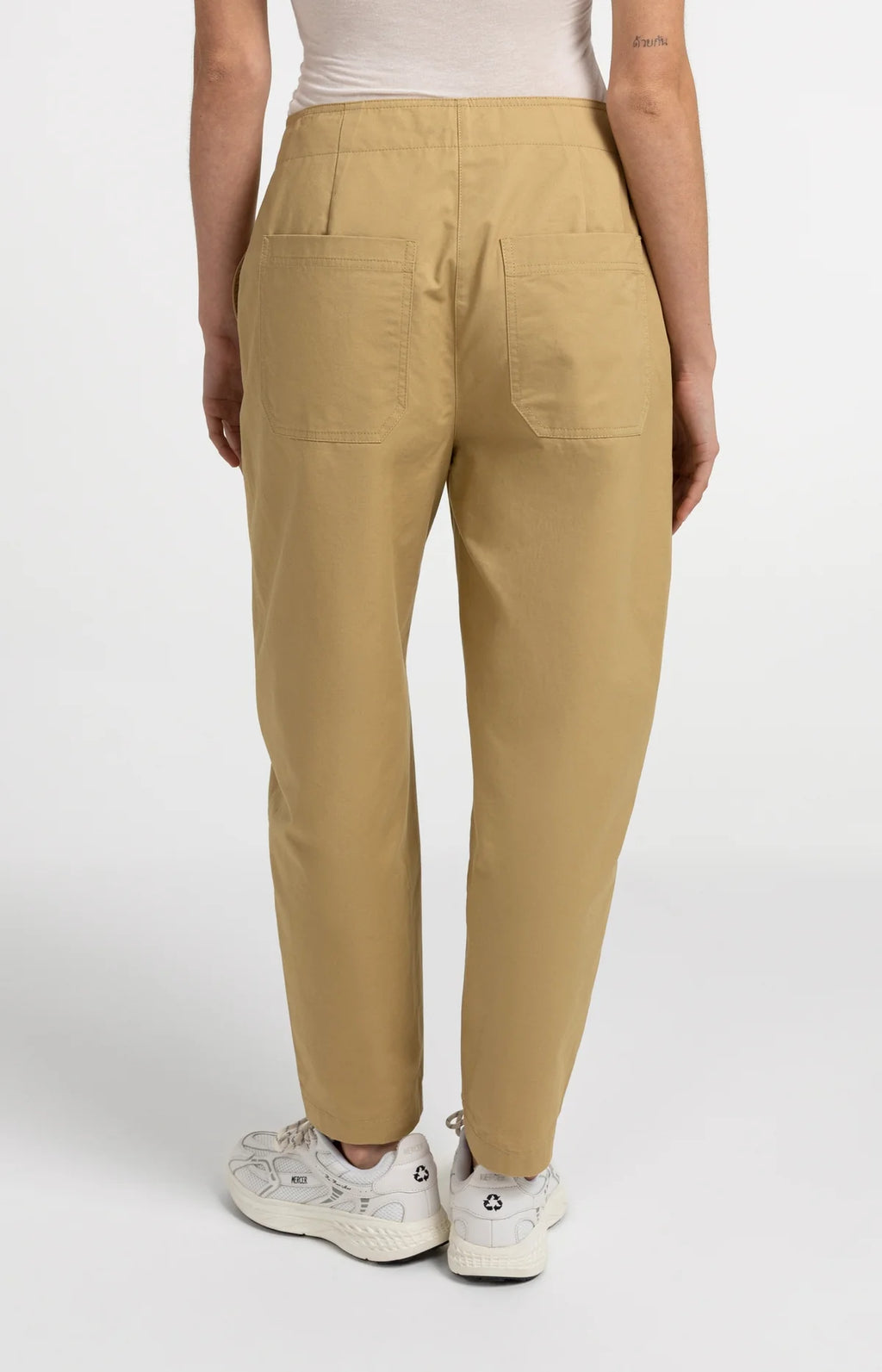 High-waist barrel-leg trousers Yaya