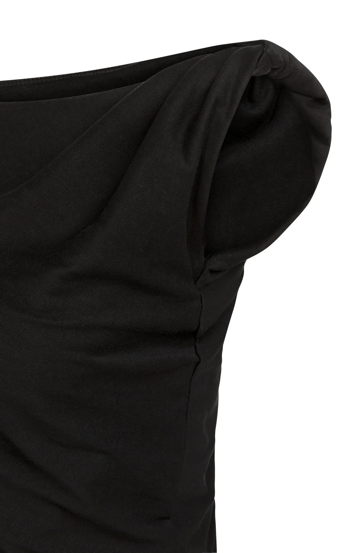 Sleeveless Top with Twisted Shoulder Detail Yaya