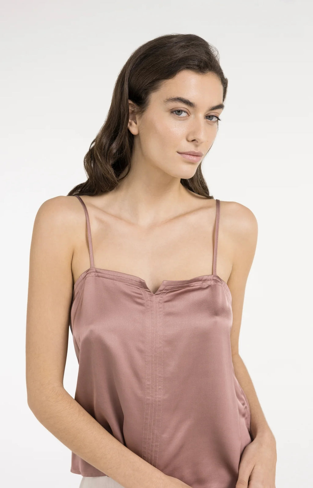 Strappy Singlet with Subtle V-Notch Yaya
