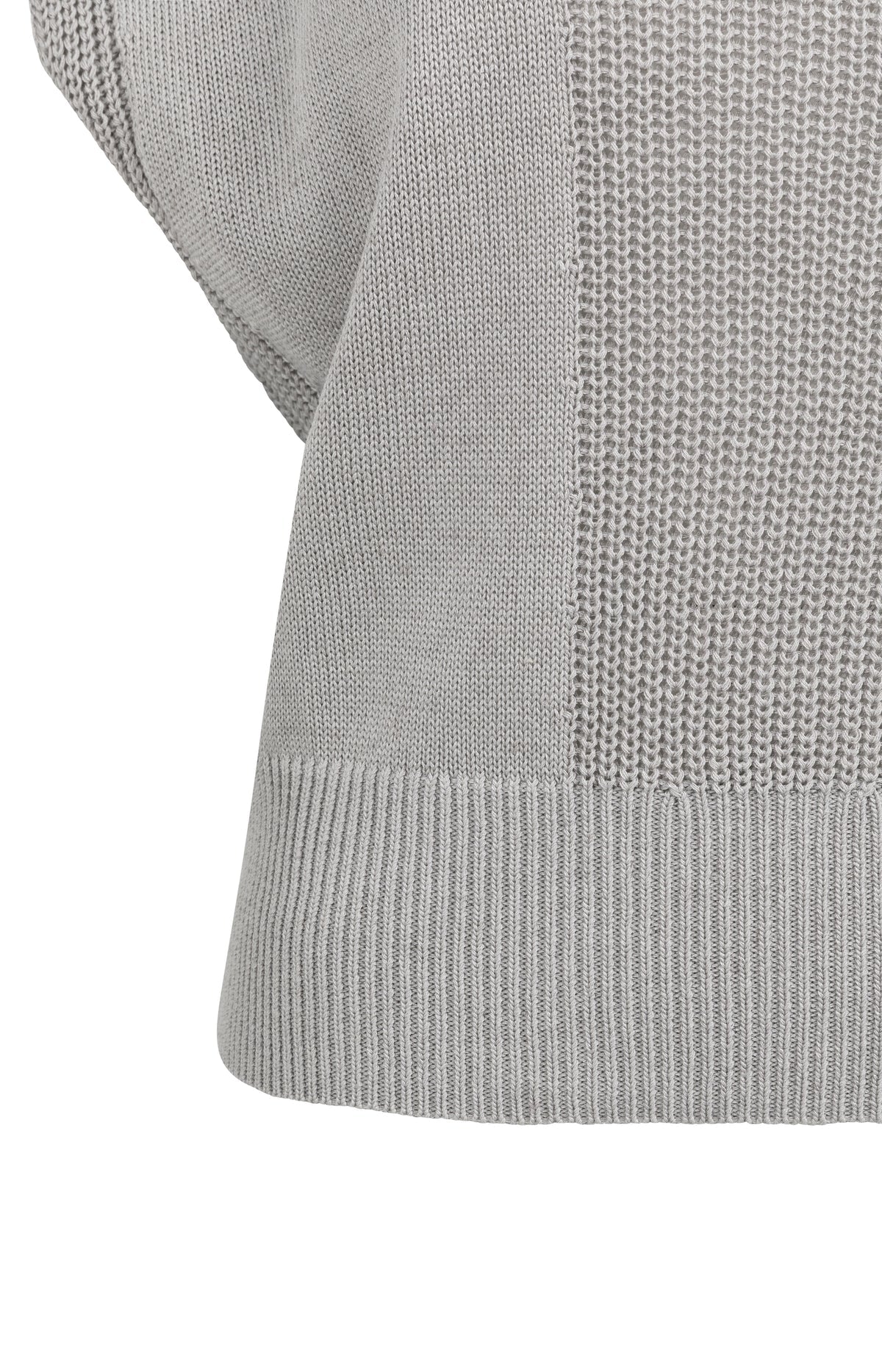 Textured sweater with V-neck Yaya
