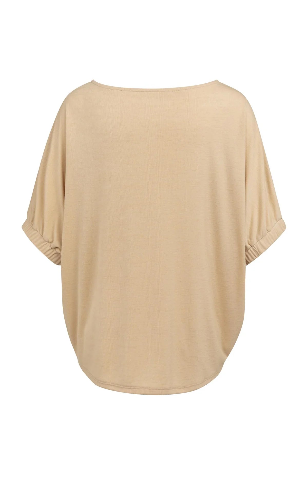Top with boat neckline and elastic cuffs Yaya