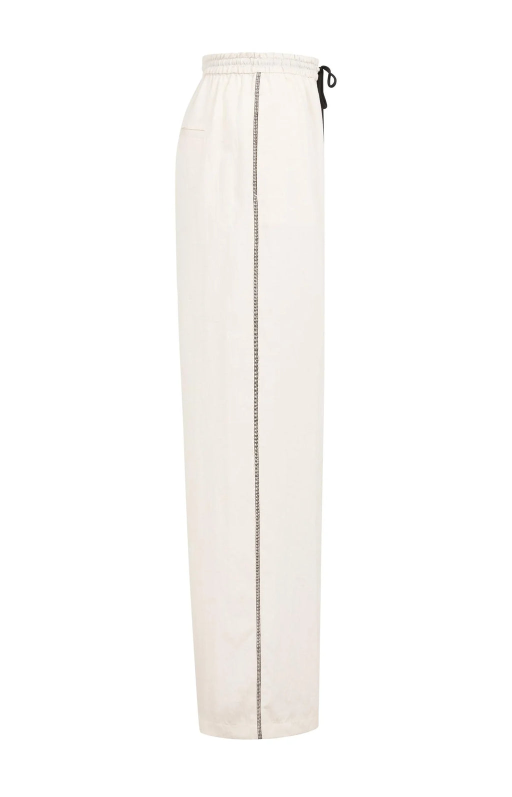 Trousers with Wide Legs and Contrast Stitching L32 Yaya