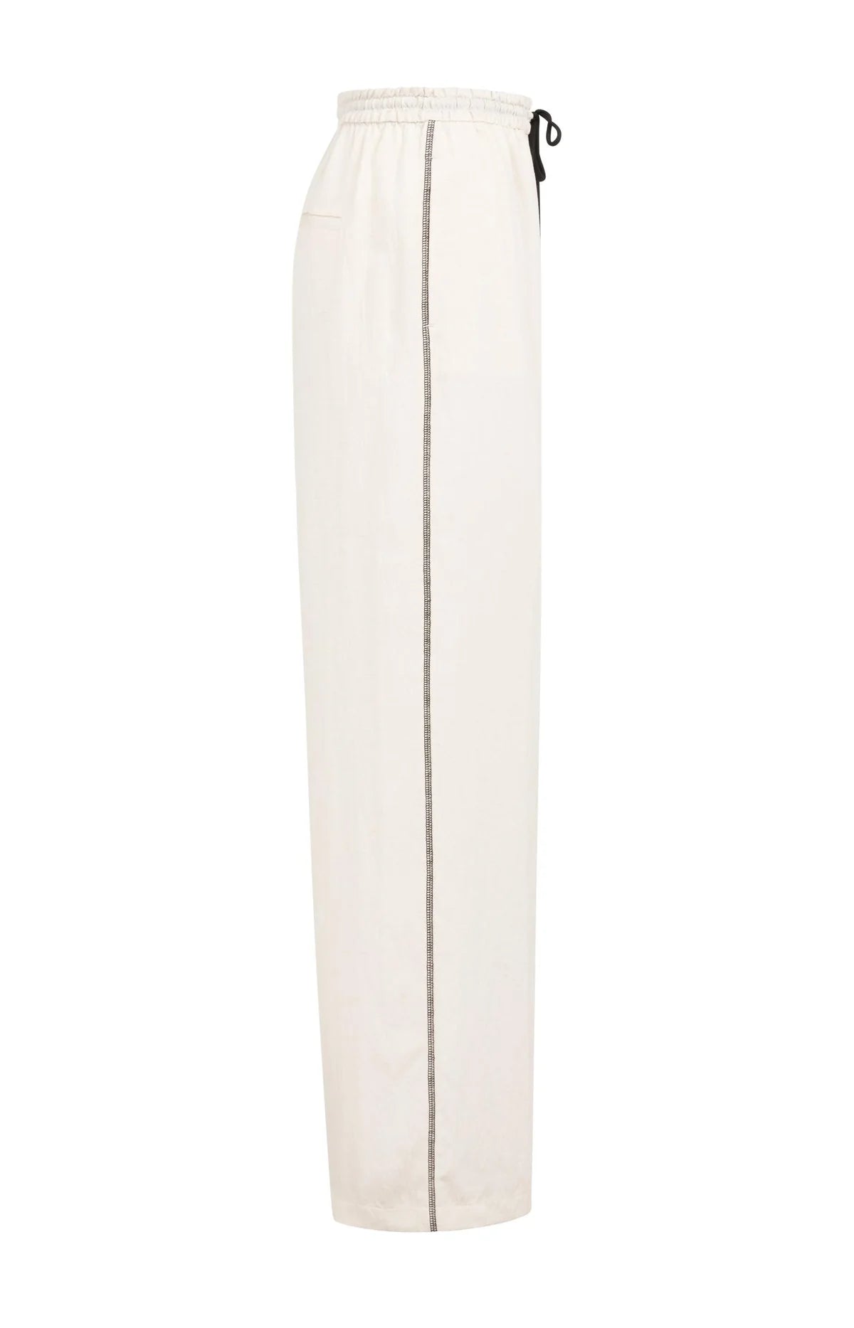 Trousers with Wide Legs and Contrast Stitching L32 Yaya