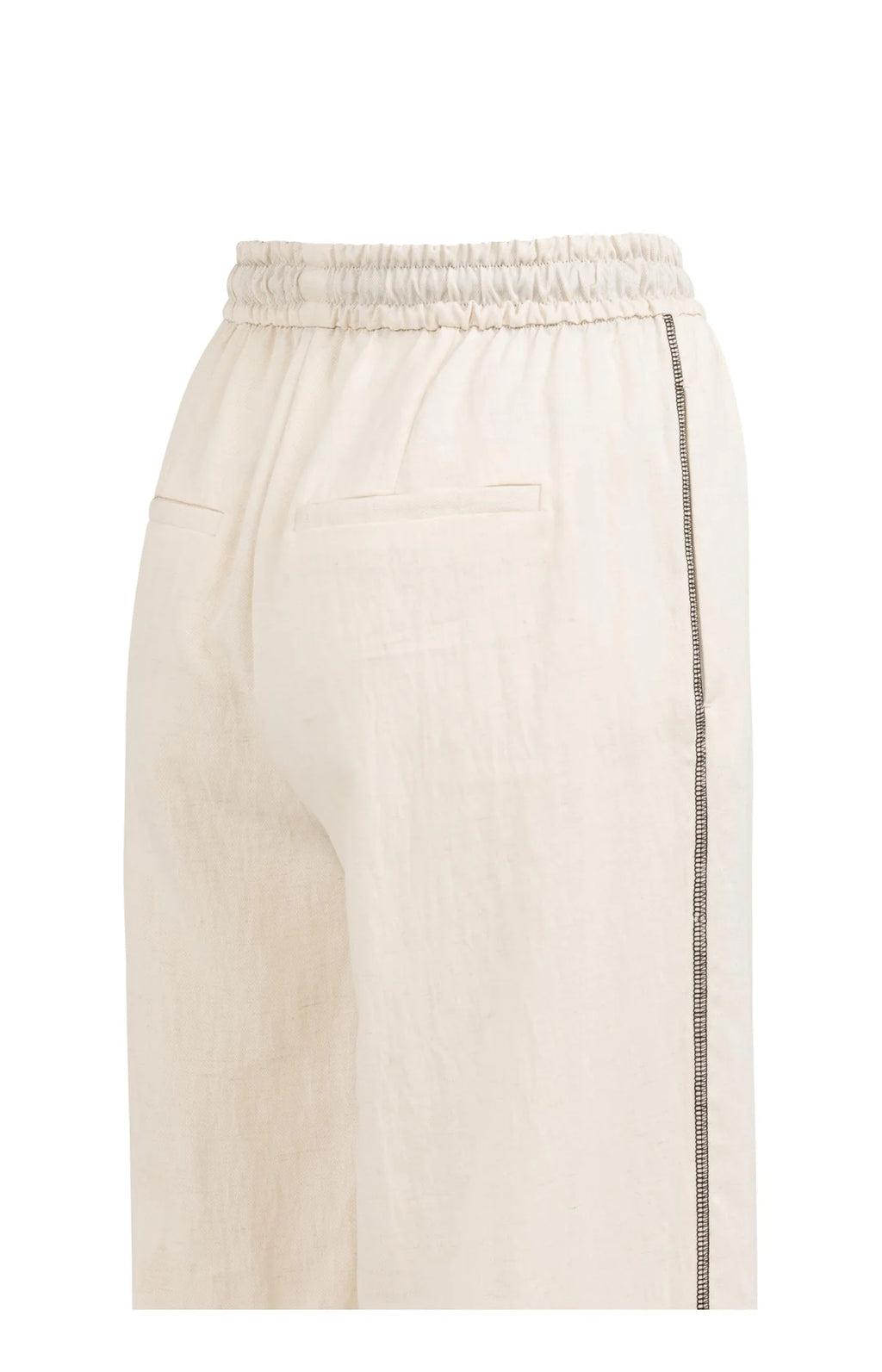 Trousers with Wide Legs and Contrast Stitching L32 Yaya