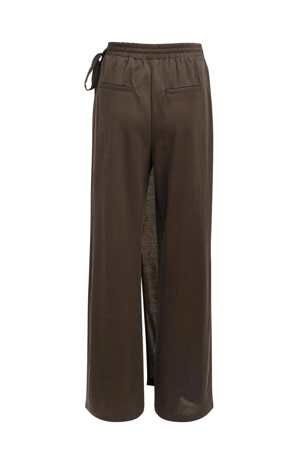 Wide-leg trousers with wrap detail Yaya