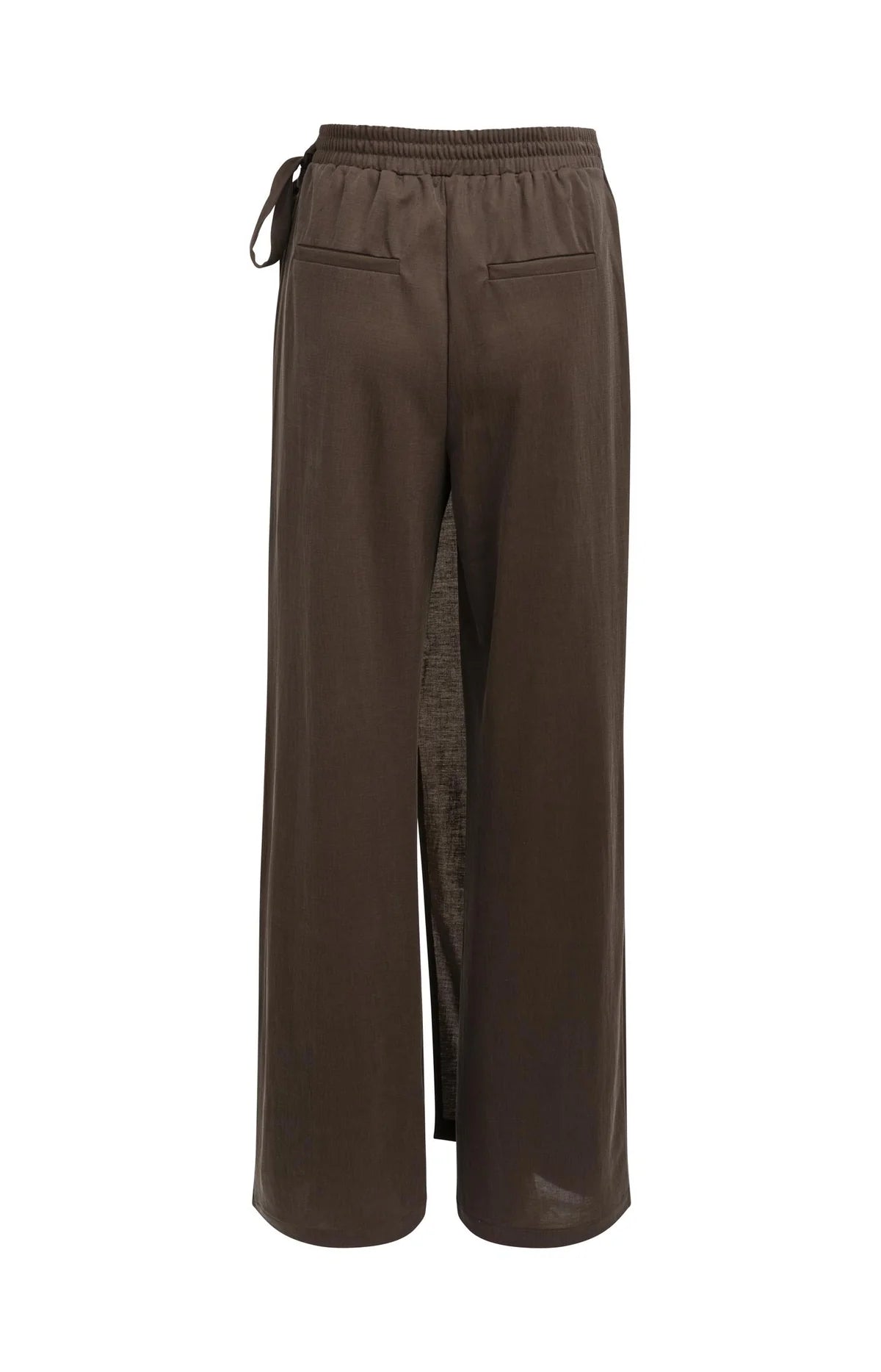 Wide-leg trousers with wrap detail Yaya