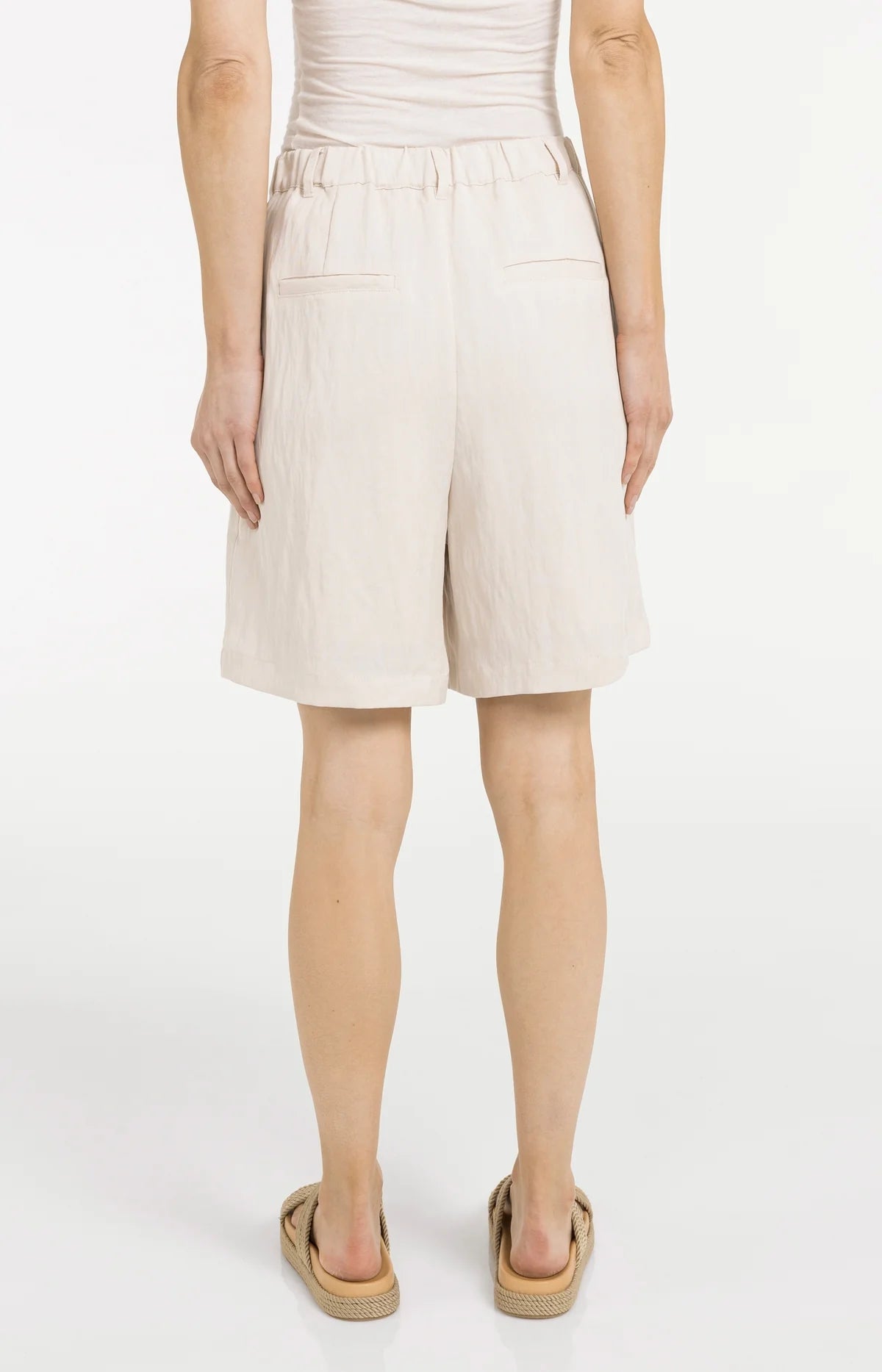 Woven Longer Length Bermuda Shorts Yaya