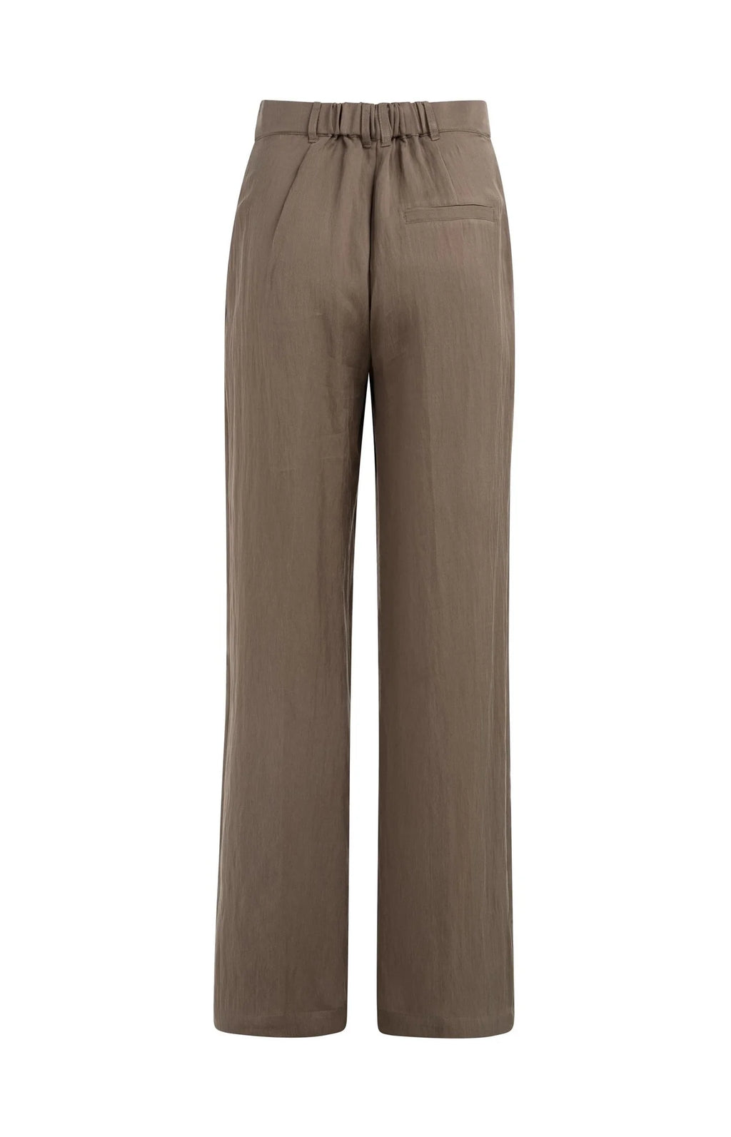 Woven Trousers with Wide Legs and Pleats L32 Yaya