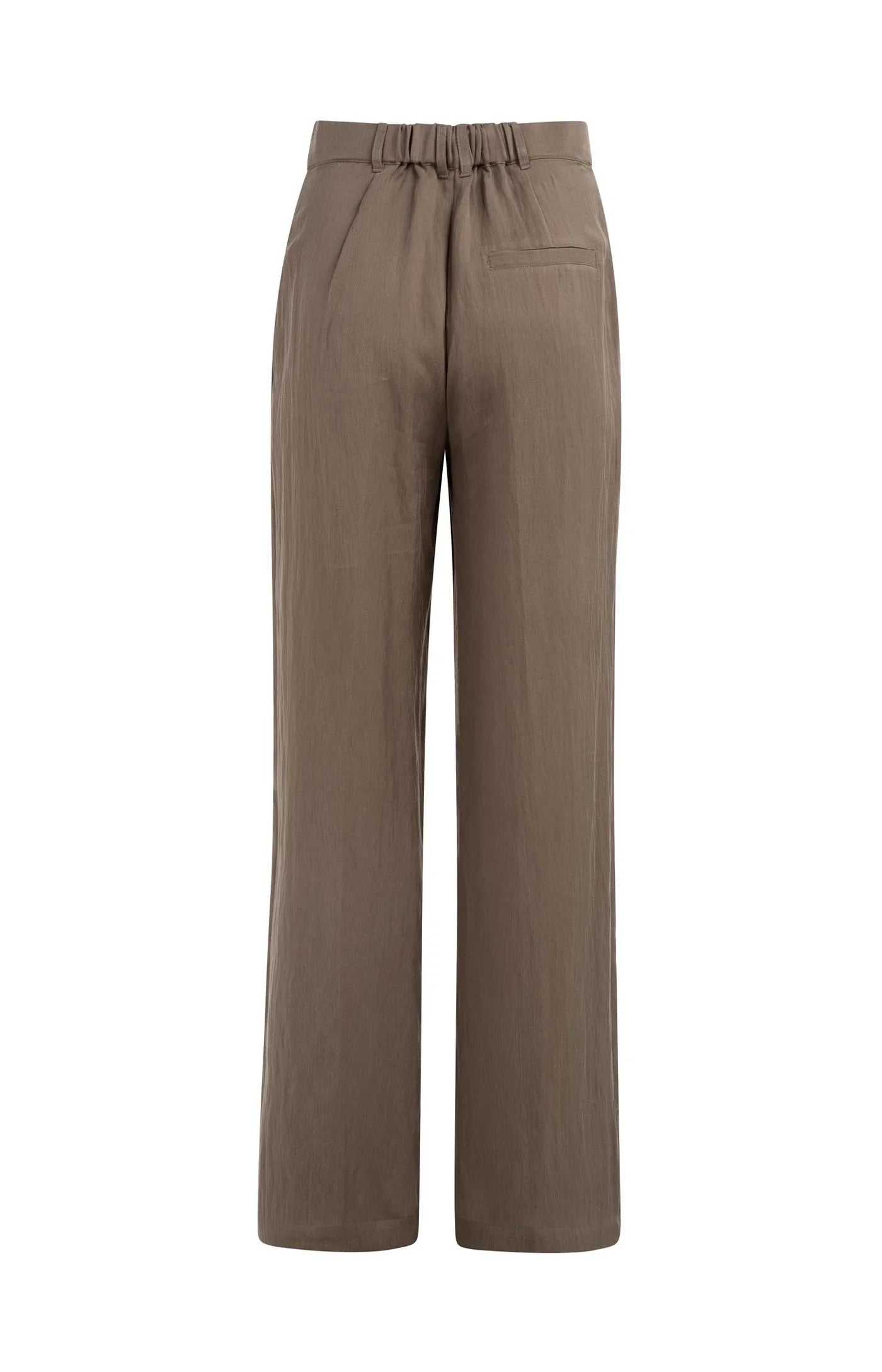 Woven Trousers with Wide Legs and Pleats L32 Yaya